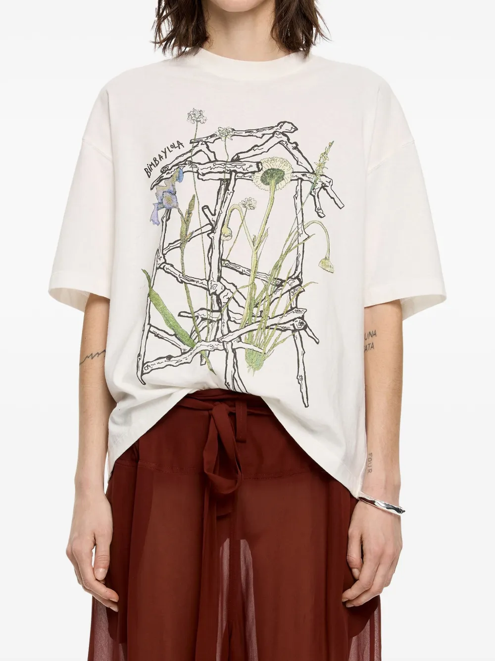Bimba y Lola playera con estampado gráfico | Playeras y jerséis | Image 2