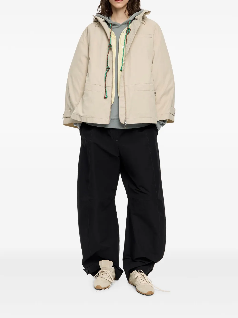 BIMBA Y LOLA HOODED ZIP JACKET