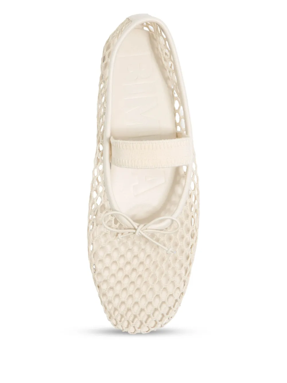 Bimba y Lola mesh ballerina shoes White