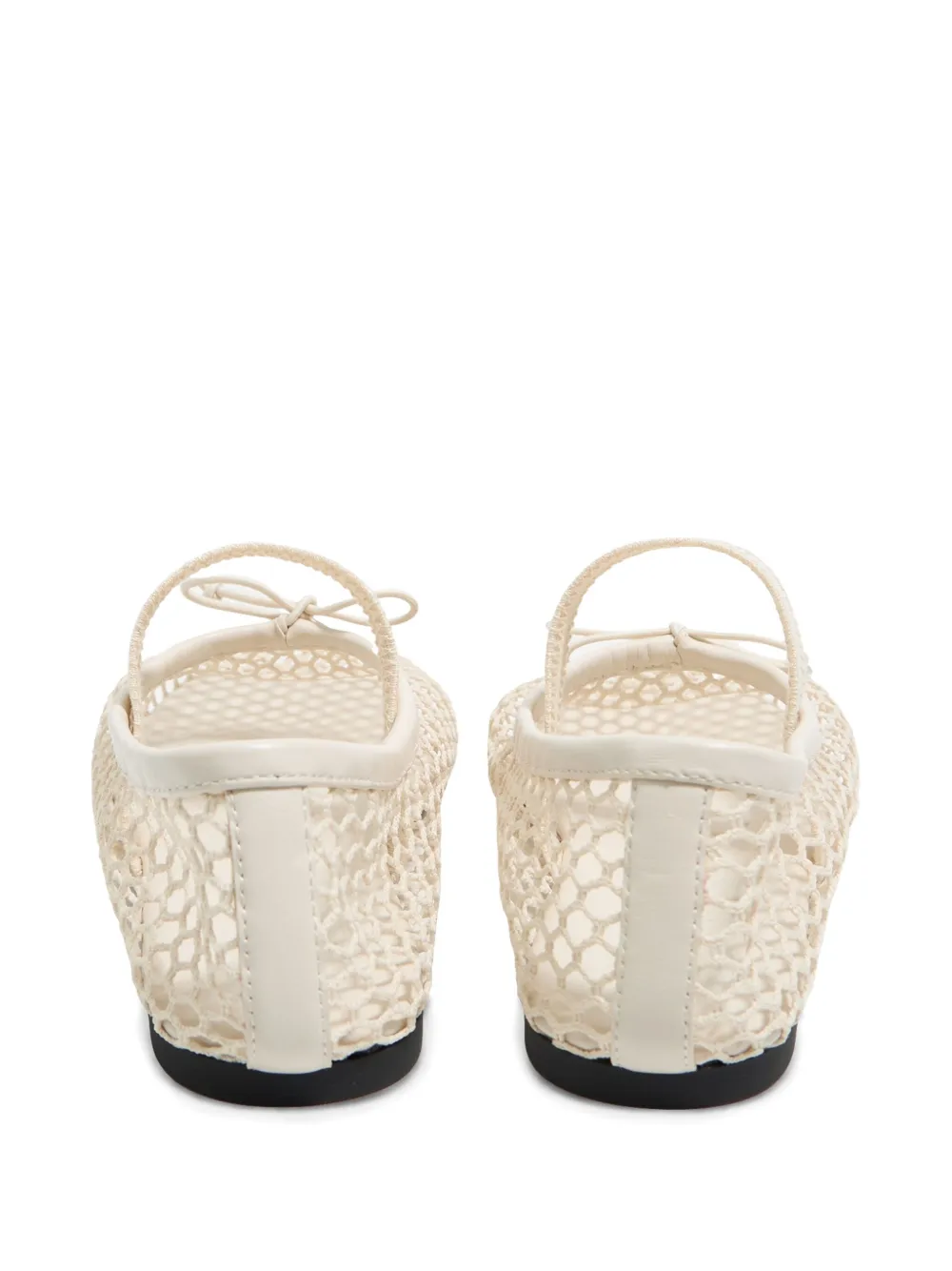 Bimba y Lola mesh ballerina shoes White