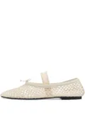 Bimba y Lola mesh ballerina shoes - White