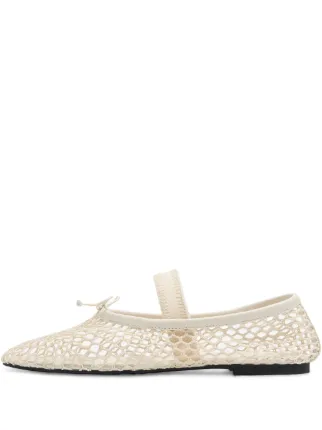 Bimba y Lola メッシュ フラットパンプス | ホワイト | FARFETCH JP