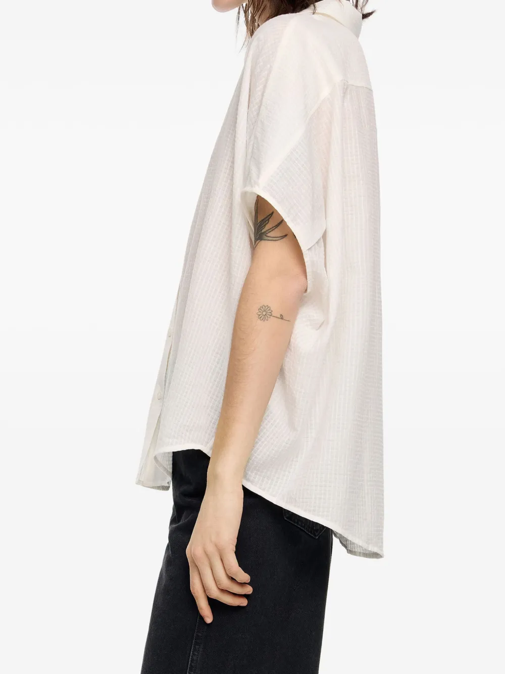 Bimba y Lola Blouse met textuur Wit