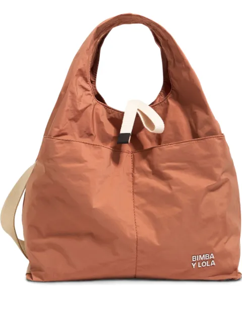 Bimba y Lola medium leather tote bag