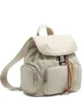 Bimba y Lola logo-appliqué backpack - White