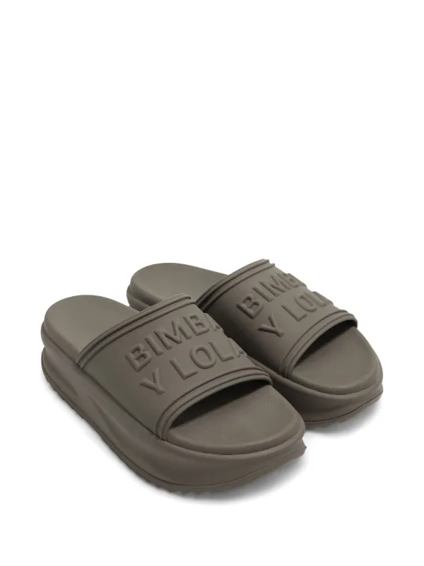 Bimba y Lola プラットフォーム サンダル | グリーン | FARFETCH JP