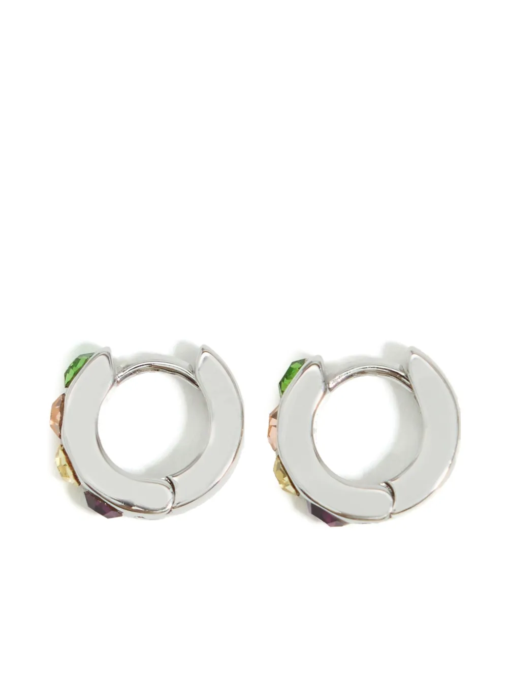 Bimba y Lola crystal-embellished hoop earrings | Image 2