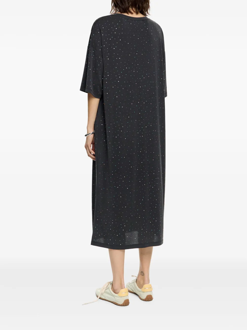 BIMBA Y LOLA RHINESTONE MIDI DRESS 