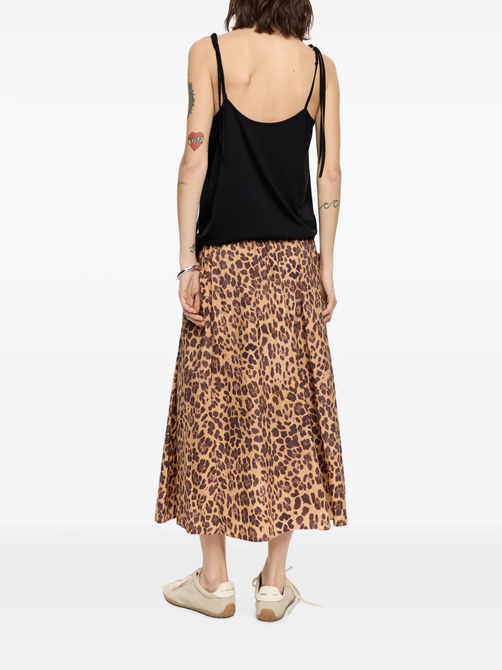 Bimba y Lola Rok met luipaardprint Bruin