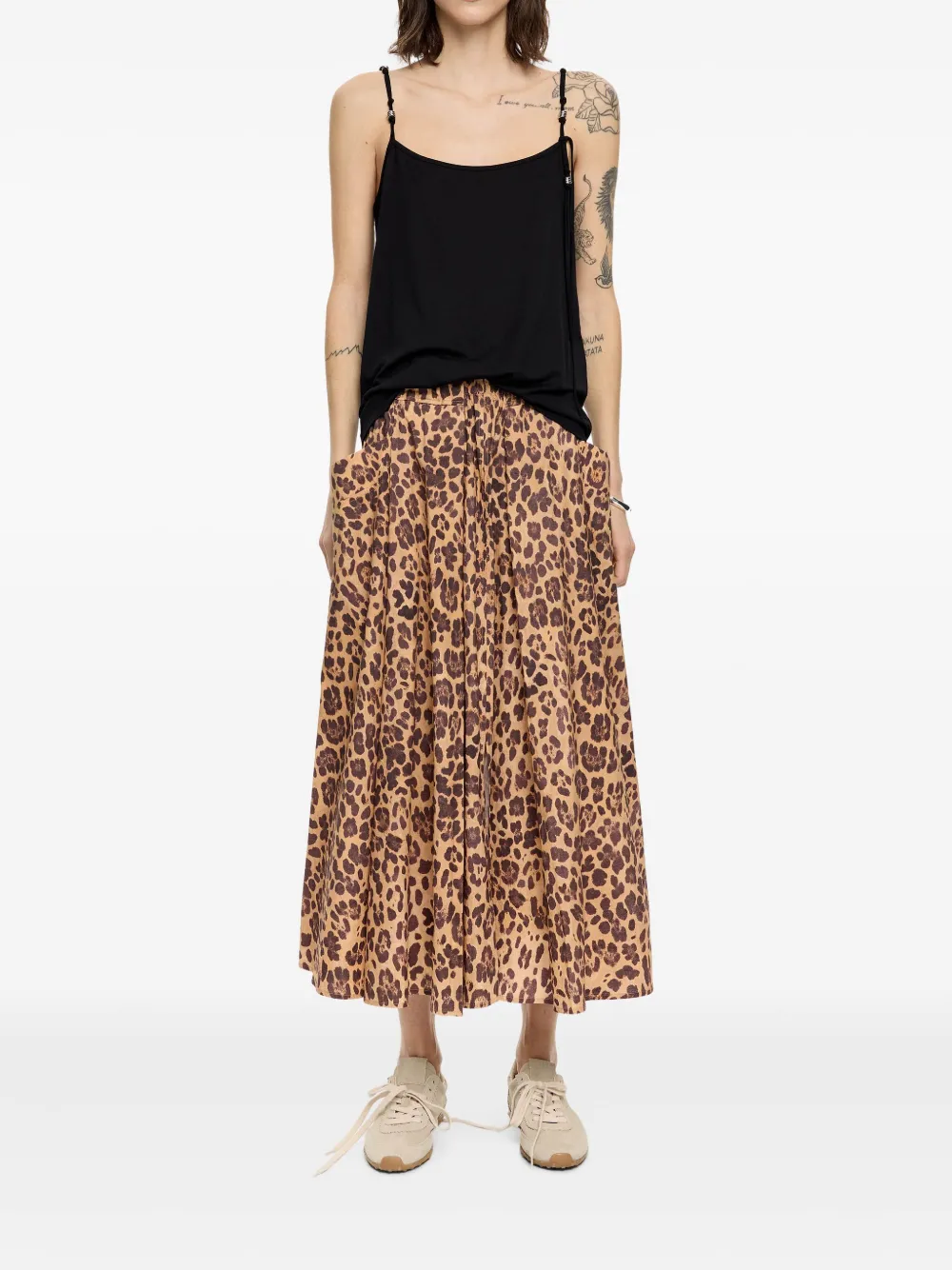 Bimba y Lola Rok met luipaardprint - Bruin