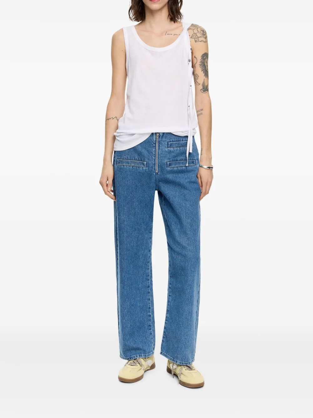 BIMBA Y LOLA CROPPED JEANS 