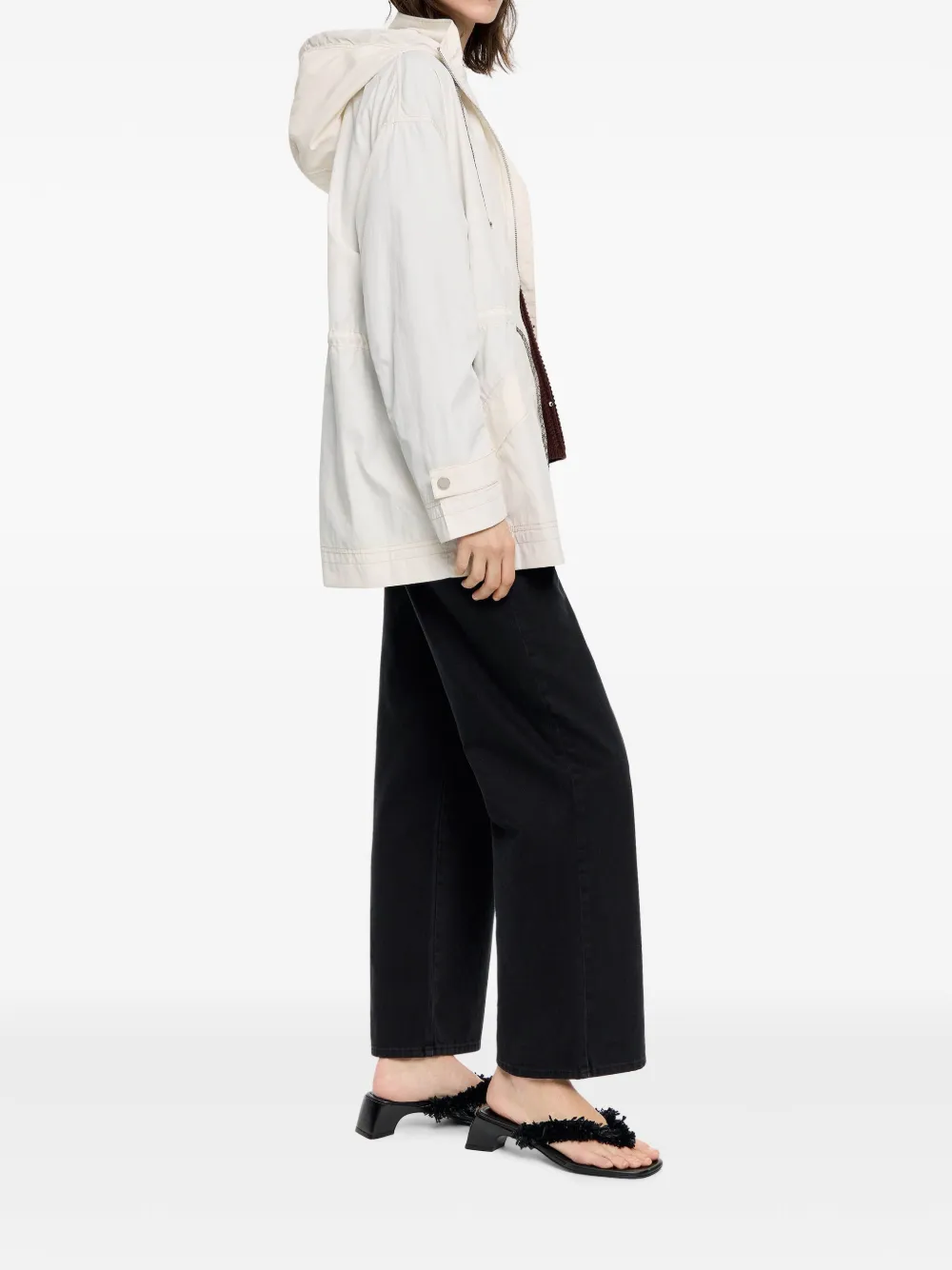 Bimba Y Lola Hooded Utility Jacket