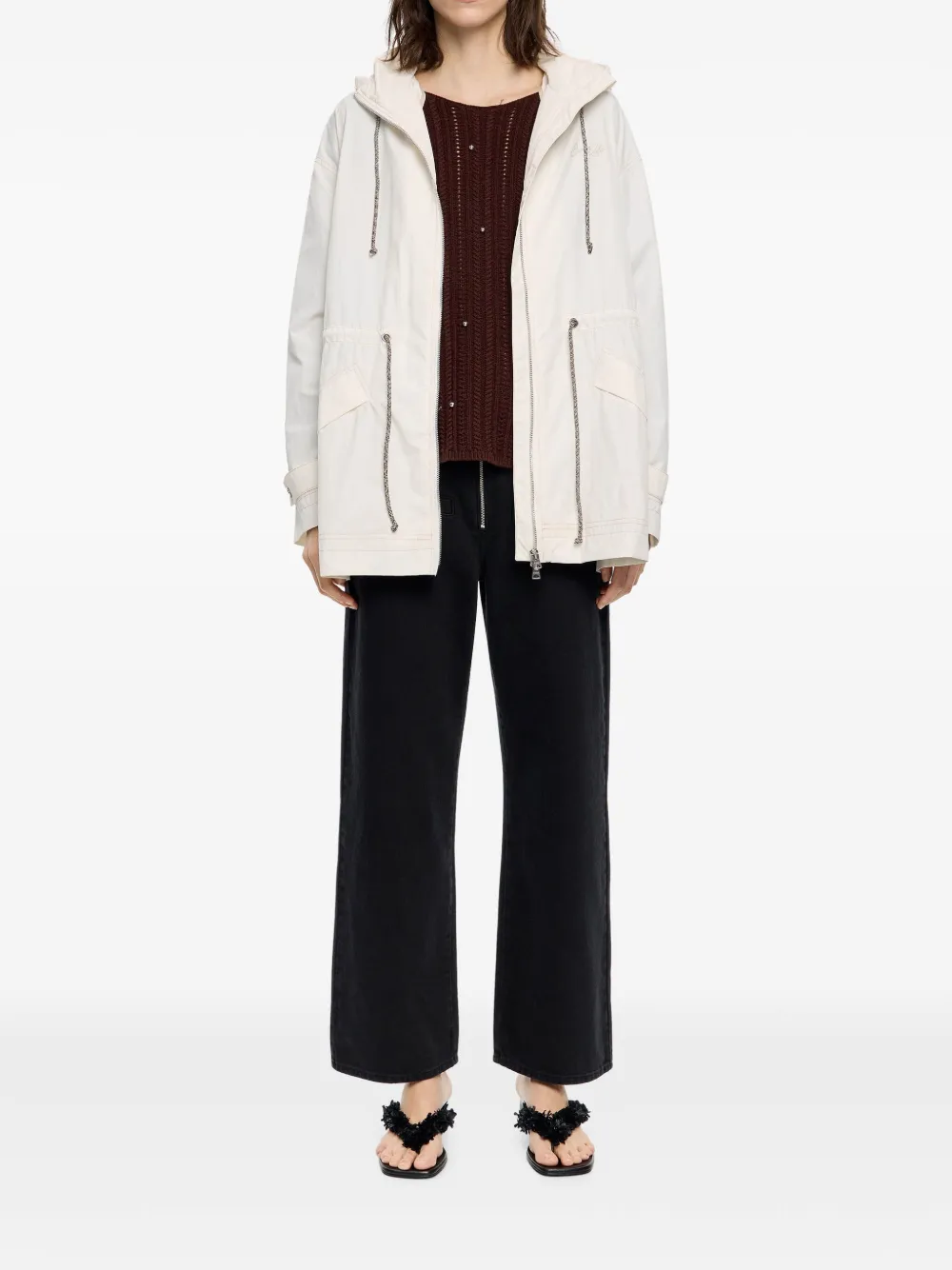 Bimba y Lola hooded utility jacket | Varsity Jackets | Image 2