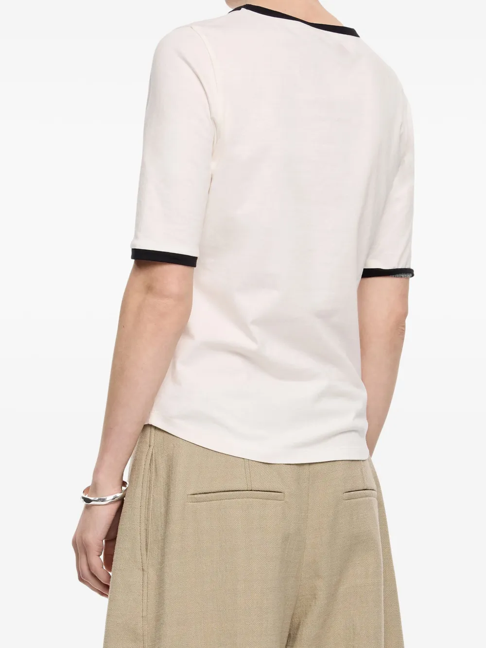Bimba y Lola T-shirt met logo Wit
