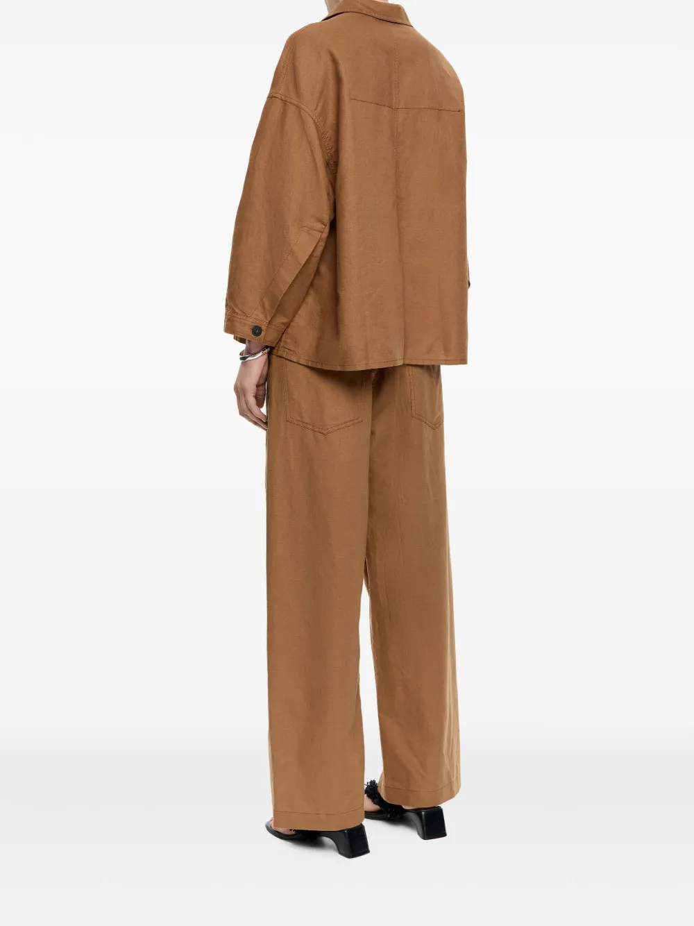 Bimba y Lola Cropped broek Bruin