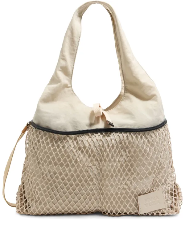 Bimba y Lola Bolso Shopper Grande Con Logo Blanco FARFETCH ES