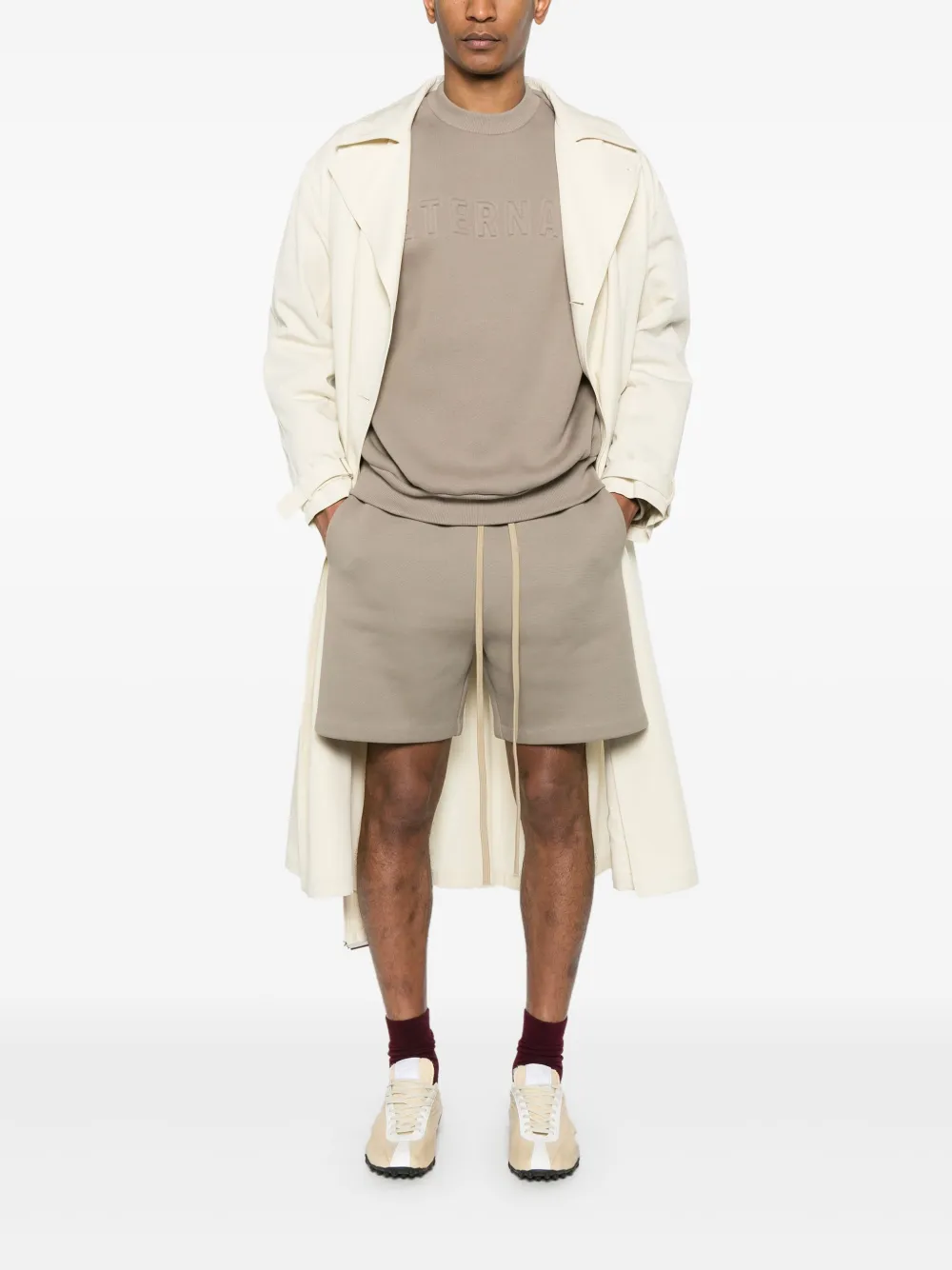 fearofgod Fear Of God Shorts met logopatch - Bruin