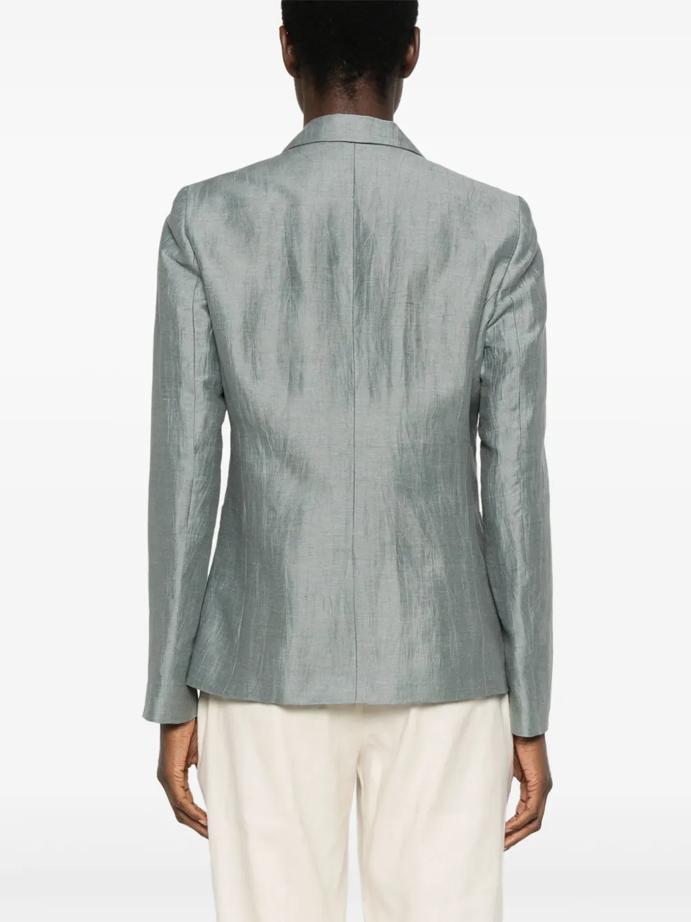 Seventy Blazer met dubbele rij knopen Groen