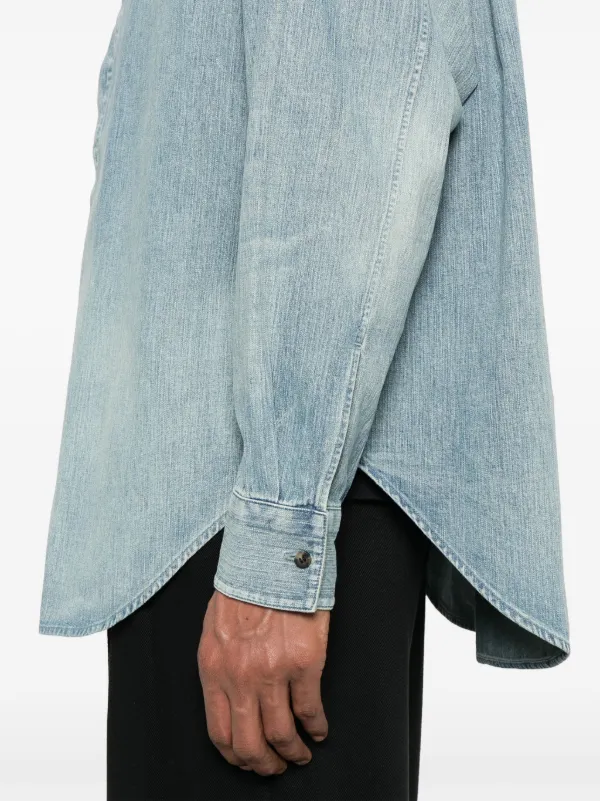 トップス fear of god denim button up shirt Fear Of God button-up Denim Shirt | Blue | FARFETCH NO