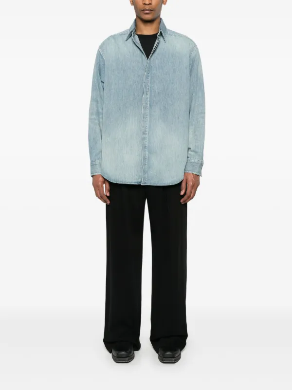 Fear Of God button-up Denim Shirt | Blue | FARFETCH