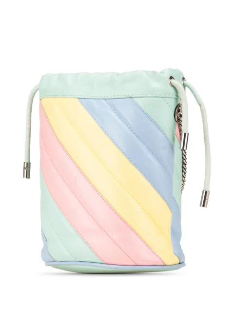 Gucci Pre-Owned 2016-2025 Mini GG Marmont Diagonal Matelasse Leather 2.0 bucket bag RN25NXR87C508Z3V - 1