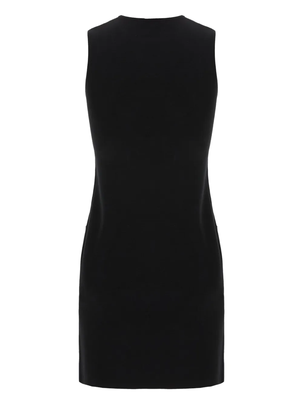 Max Mara Black Viscose Blend Dress In 黑色