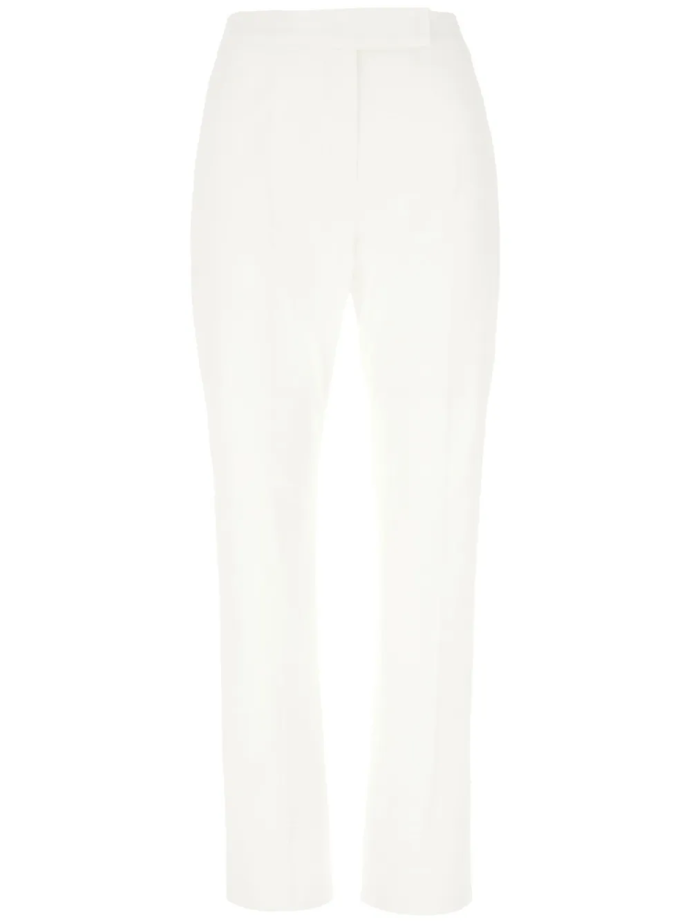 Max Mara Pantalon van stretch-satijn Wit
