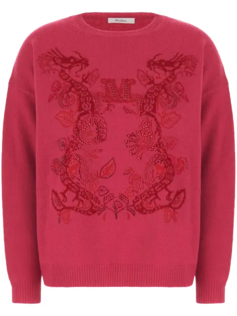 Max Mara rhinestone-embellished sweater