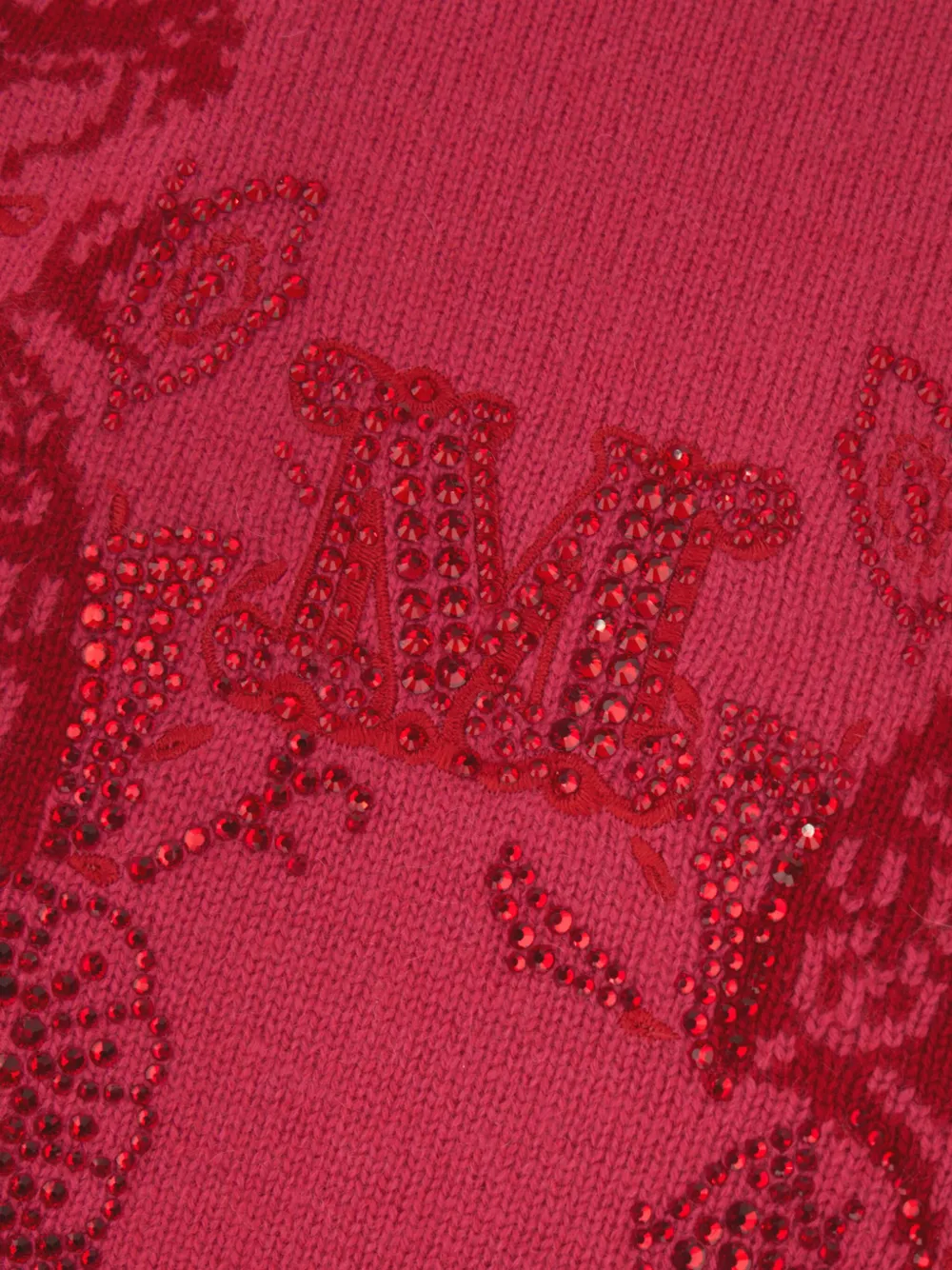 Max Mara Trui verfraaid met stras Roze
