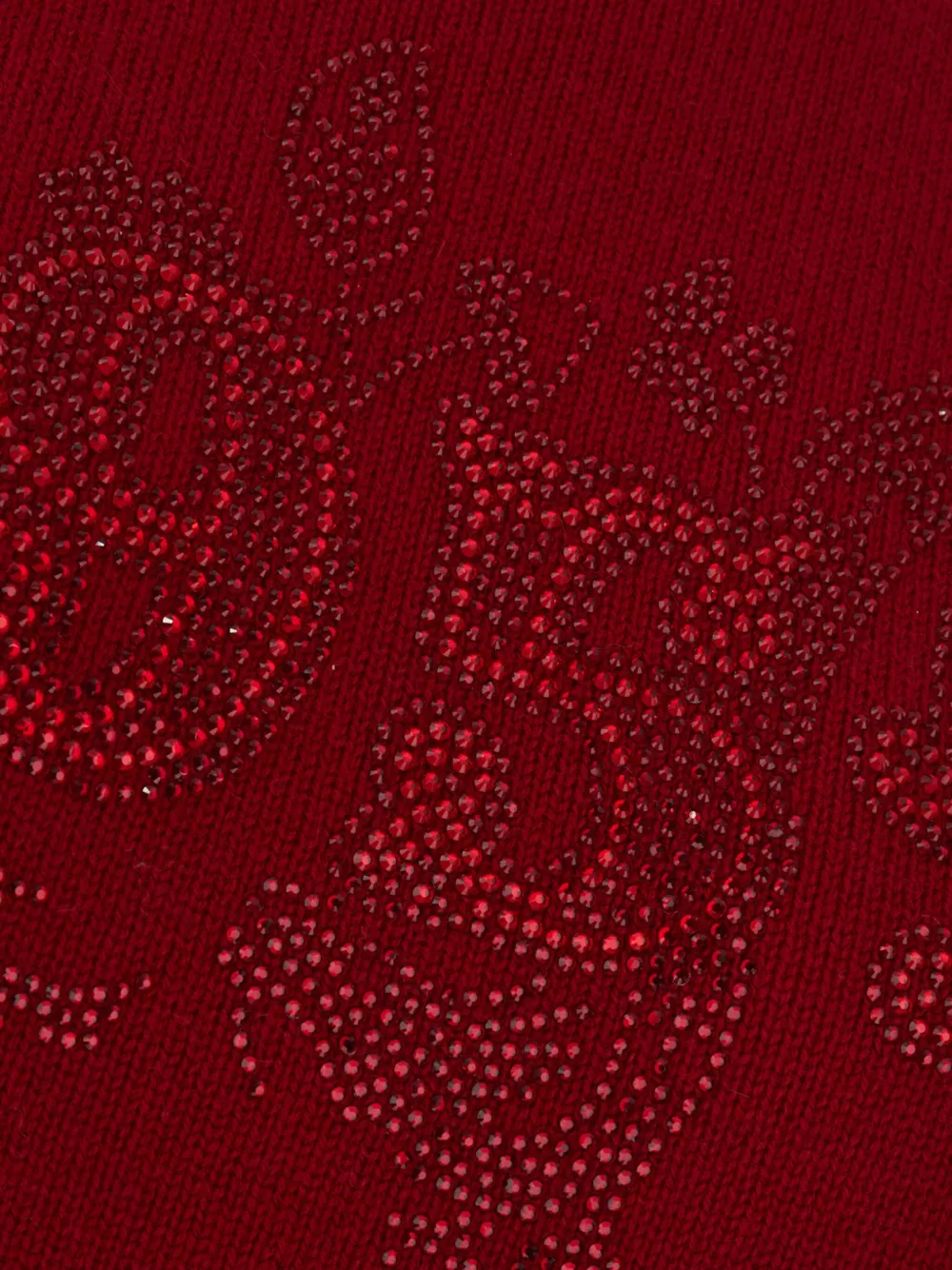 Max Mara Trui met stras 1951-patroon Rood