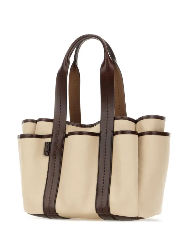 トートバッグ Max Mara 'Garden' shopping bag Max Mara Medium Garden Cabas Tote Bag | Neutrals | FARFETCH
