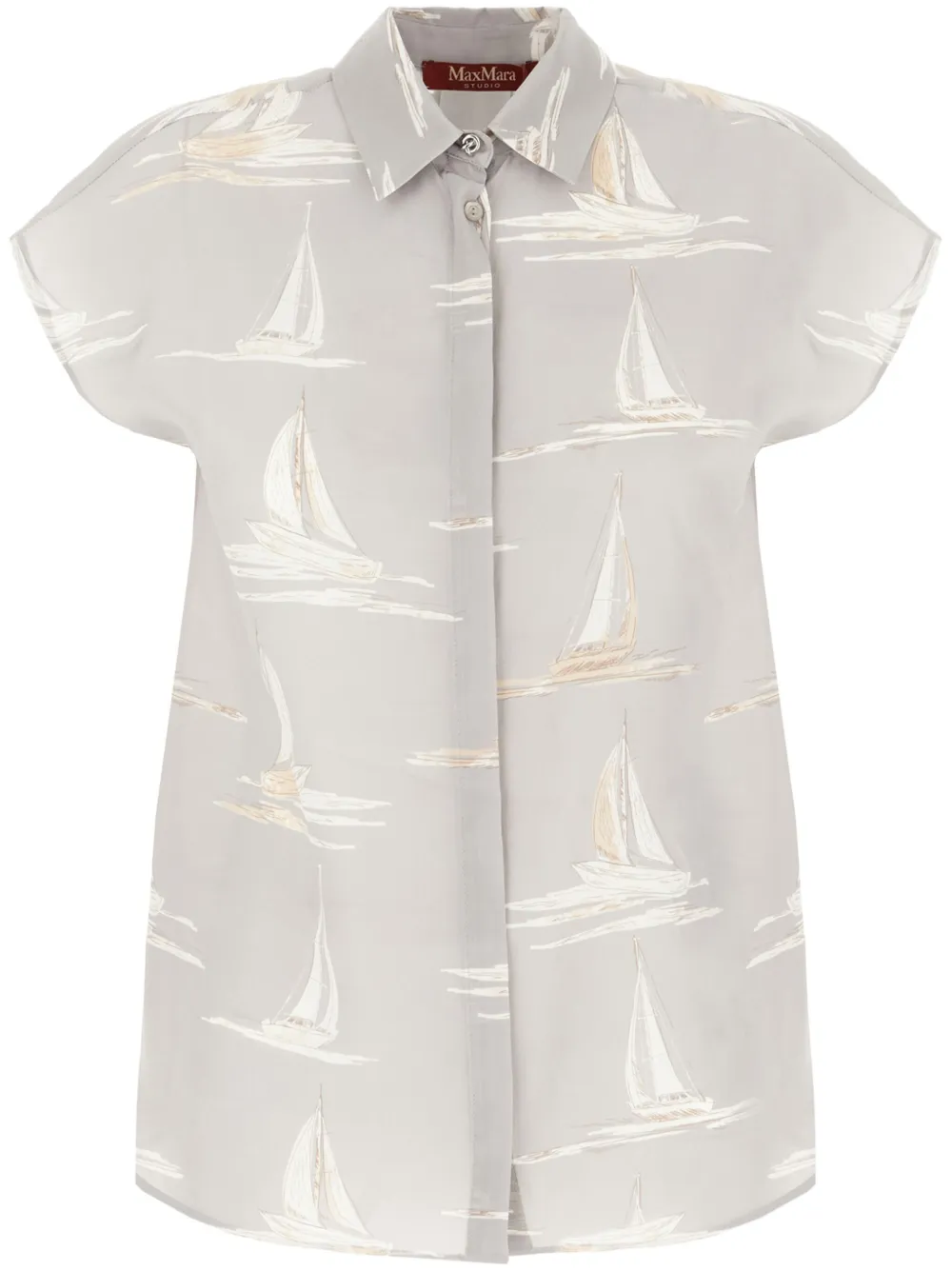 Max Mara Gaetana blouse Grijs