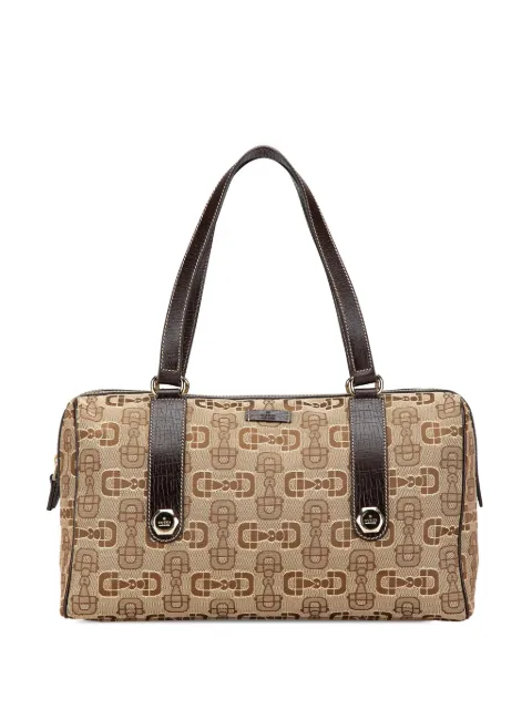 Gucci Pre-Owned 2000-2015 Canvas Horsebit Charmy boston bag