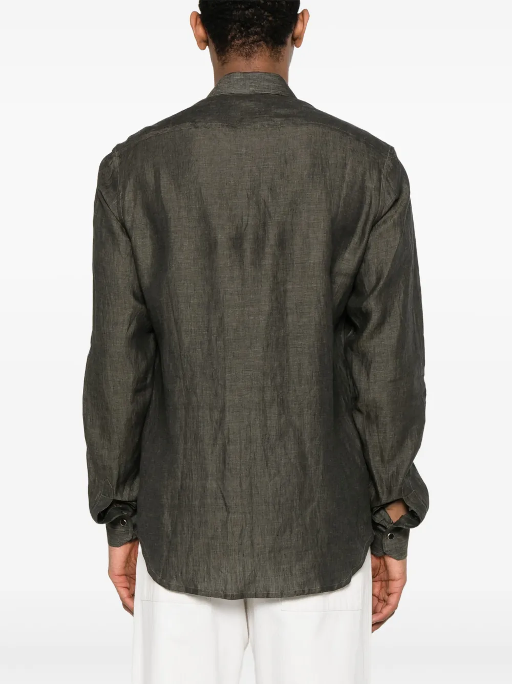 KITON LINEN SHIRT 