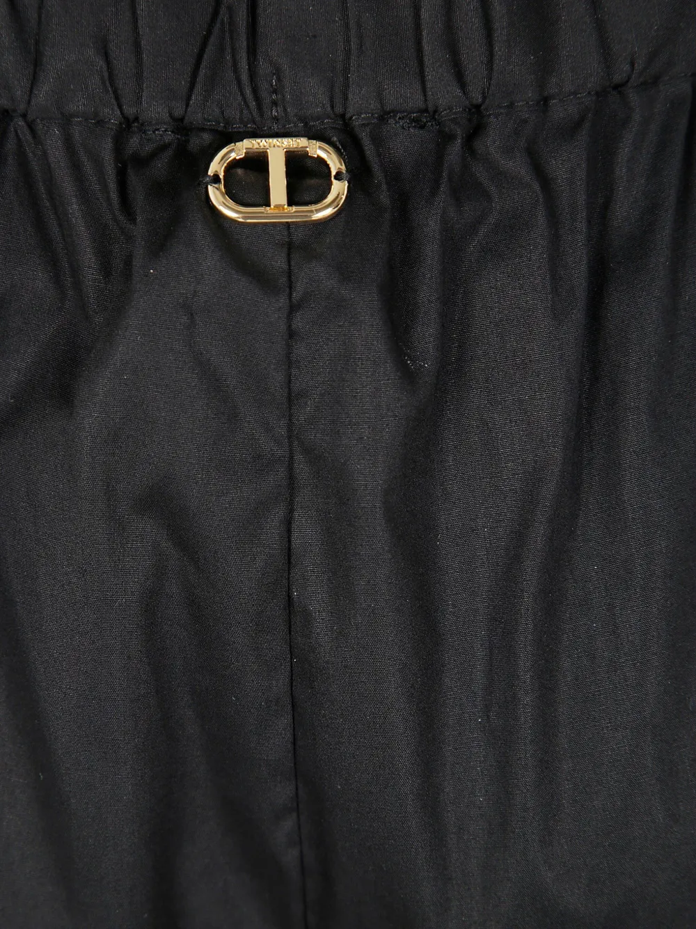 TWINSET Broek met elastische taille Zwart