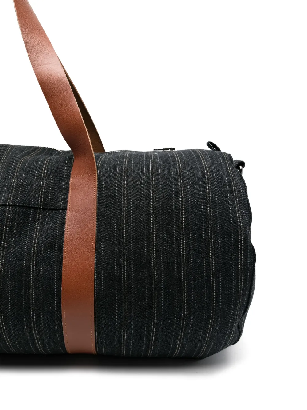 Shop Barena Venezia Pinstriped Holdall In Blue