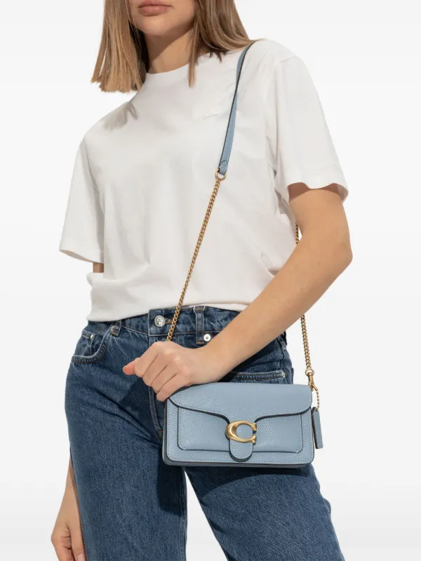 ショルダーバッグ・ポシェット Coach  Tabby Shoulder Bag COACH Tabby Denim Chain Shoulder Bag | Dillard's