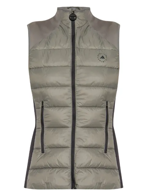 adidas by Stella McCartney logo-print gilet