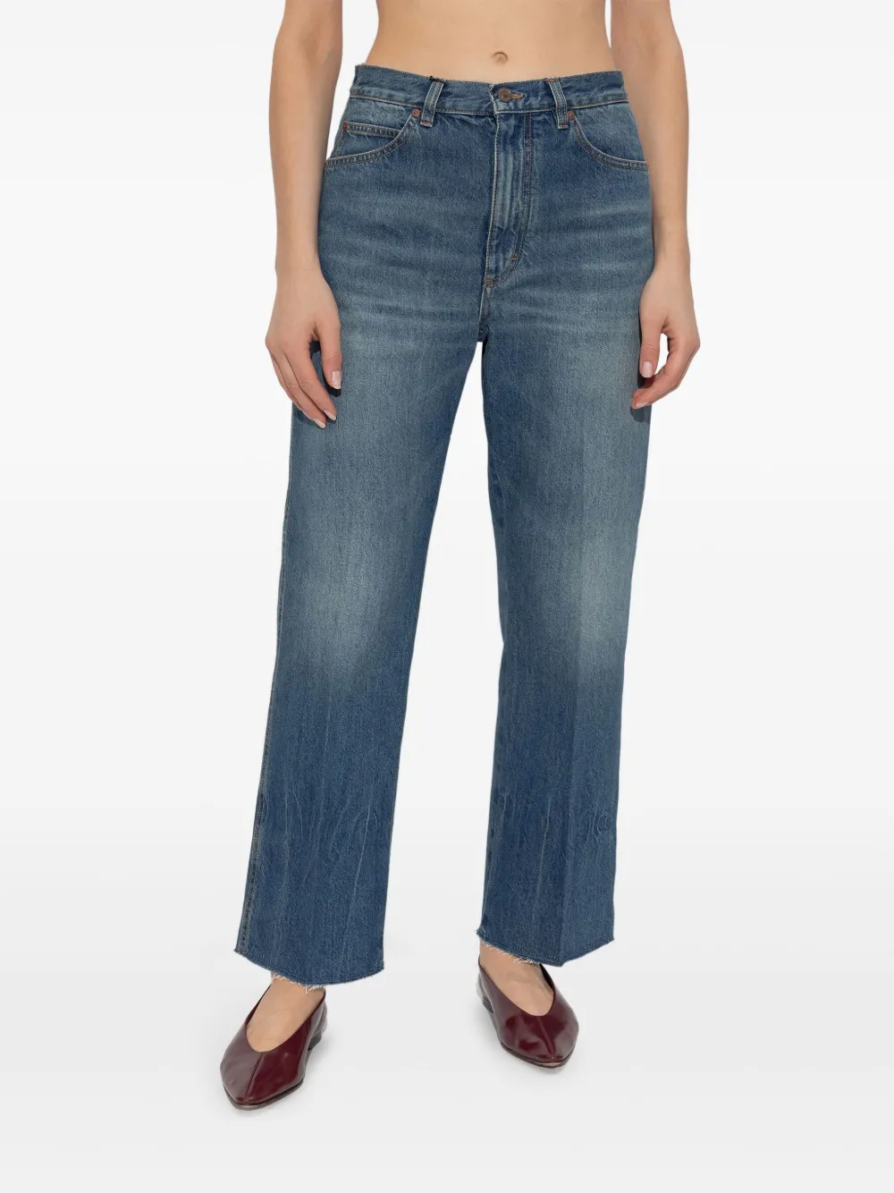 VICTORIA BECKHAM RELAXED CURVED JEANS