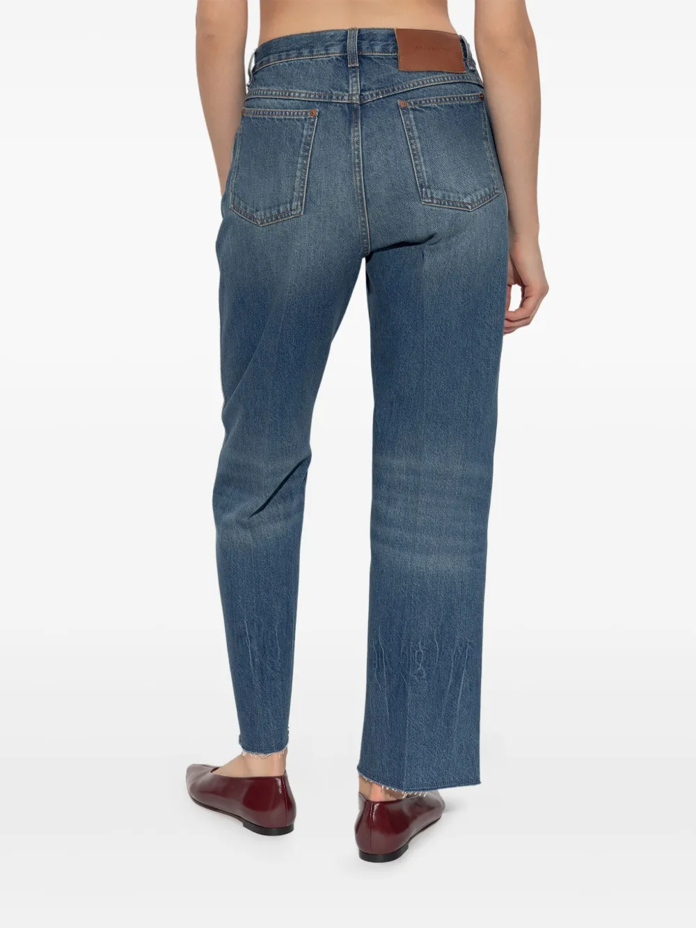 VICTORIA BECKHAM RELAXED CURVED JEANS