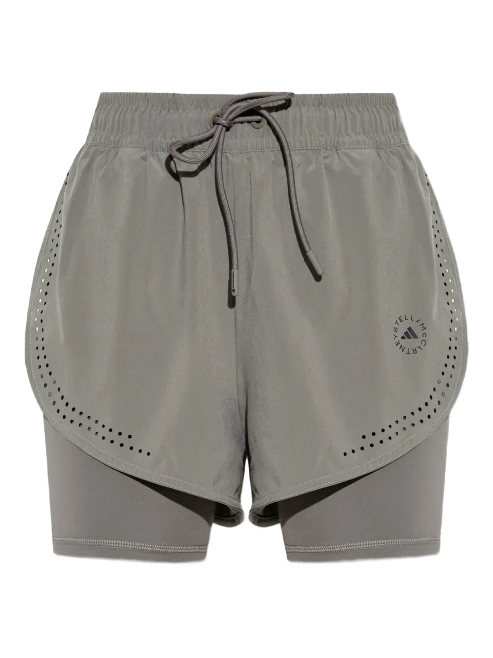 Adidas by Stella McCartney Shorts met print Grijs