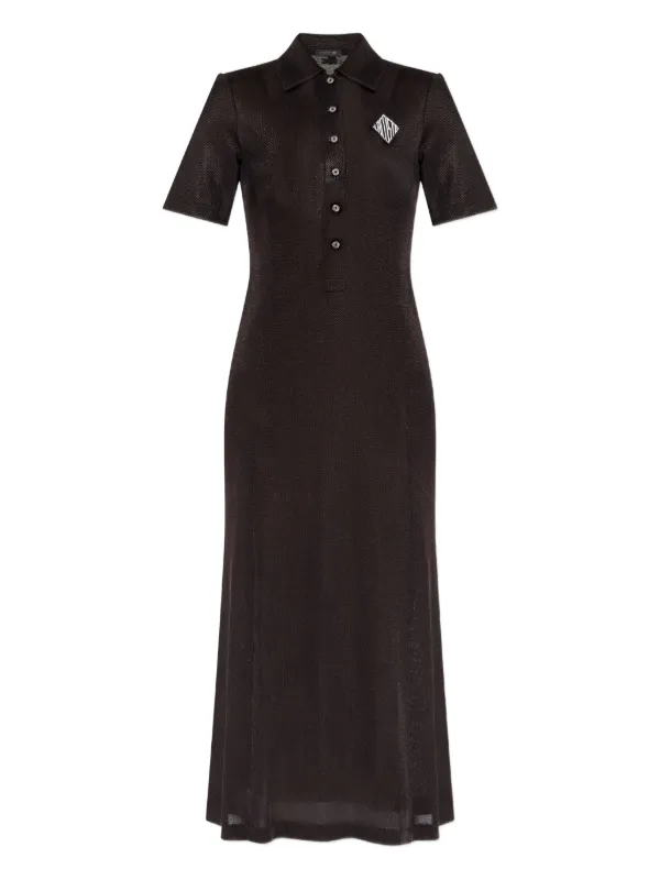 lacoste brown dress Lacoste Women's Long Ribbed Wool Blend Sweater Dress