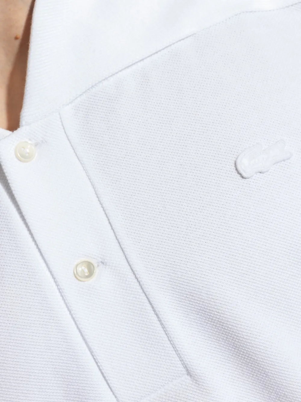 Lacoste Katoenen T-shirt Wit