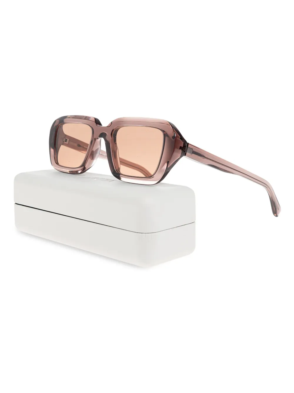 Mykita Zonnebril met vierkant montuur Beige