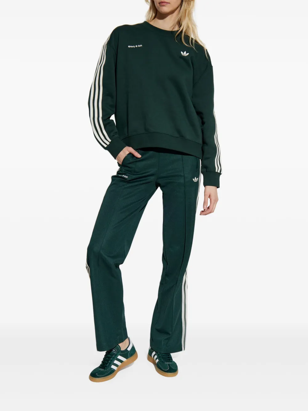 adidas Trainingsbroek met geborduurd logo Groen