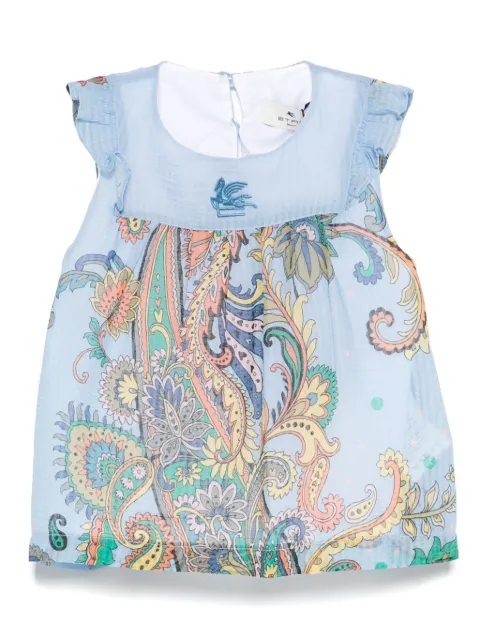 ETRO KIDS paisley-print dress