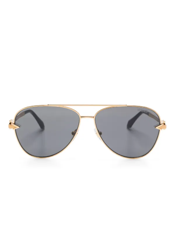 Versace Eyewear pilot-frame Sunglasses Gold FARFETCH IN