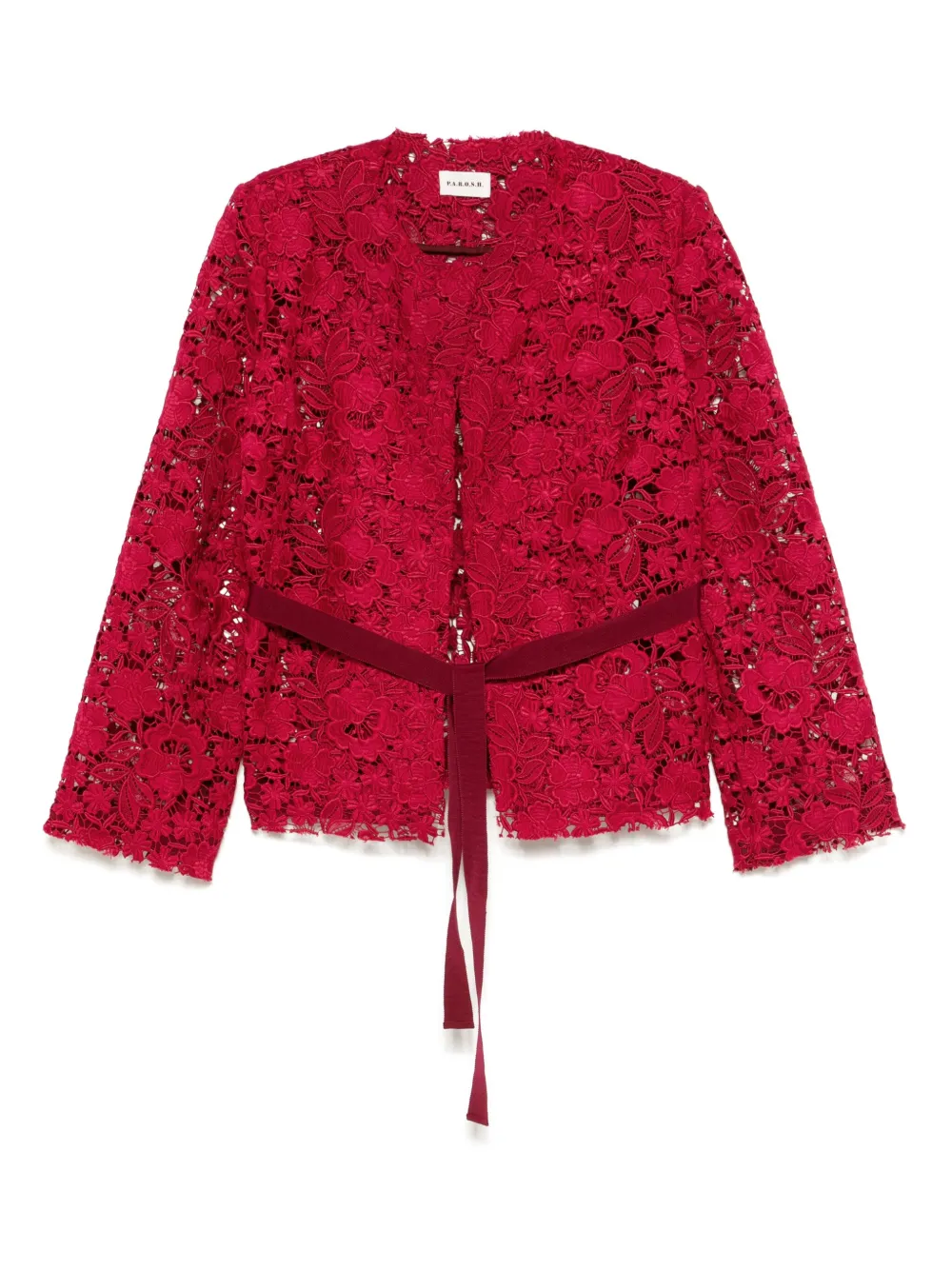 floral-lace jacket