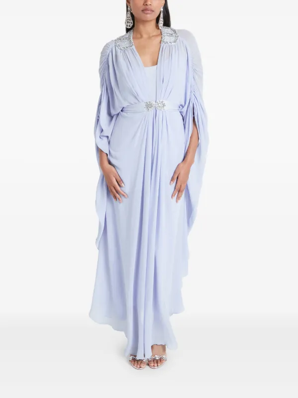 Temperley London Embellished Maxi Dress | Blue | FARFETCH