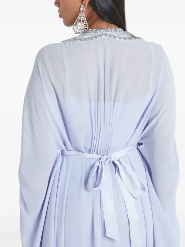 Temperley LONDON シルクドレス Temperley London デコラティブ マキシドレス | ブルー